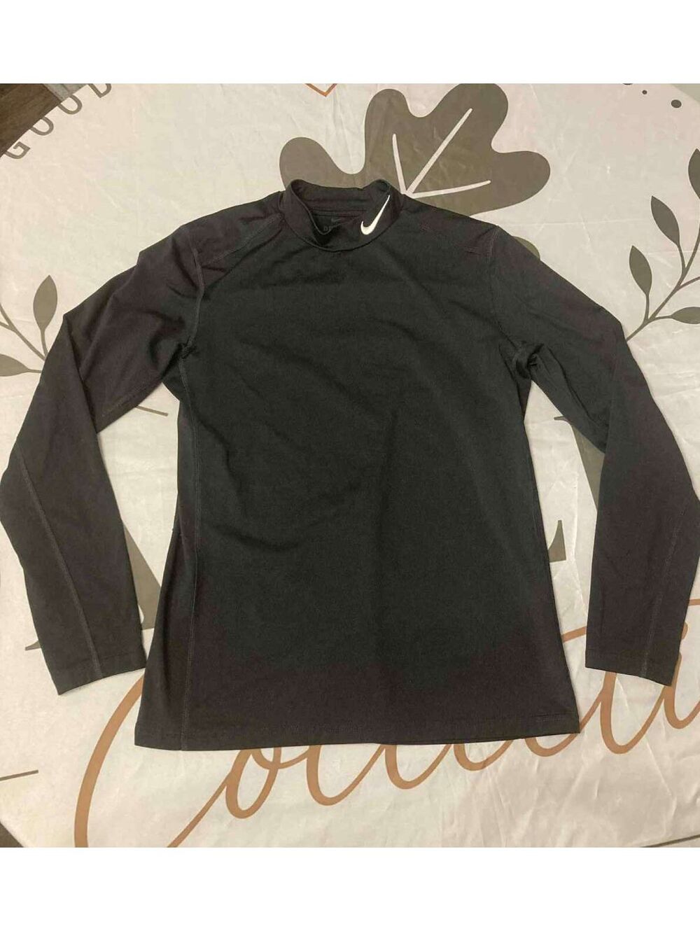 Nike Dri-FIT Long Sleeve Black Athletic Shirt Size Medium